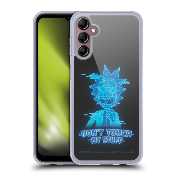 Rick And Morty Season 5 Graphics Don't Touch My Stuff Soft Gel Case for Samsung Galaxy A14 5G