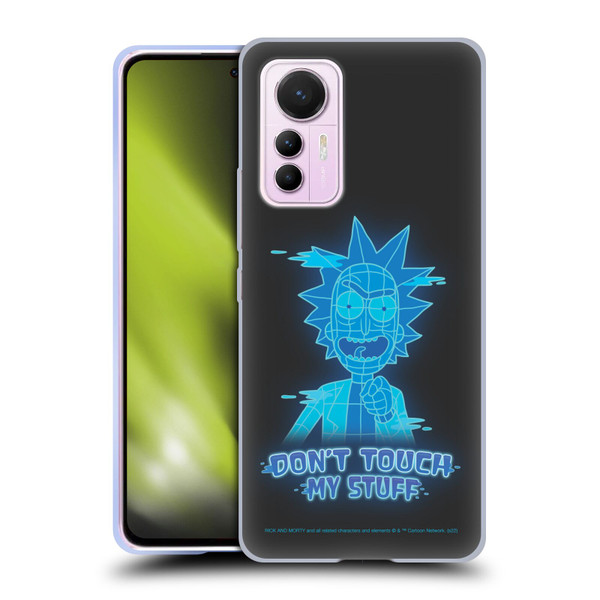 Rick And Morty Season 5 Graphics Don't Touch My Stuff Soft Gel Case for Xiaomi 12 Lite