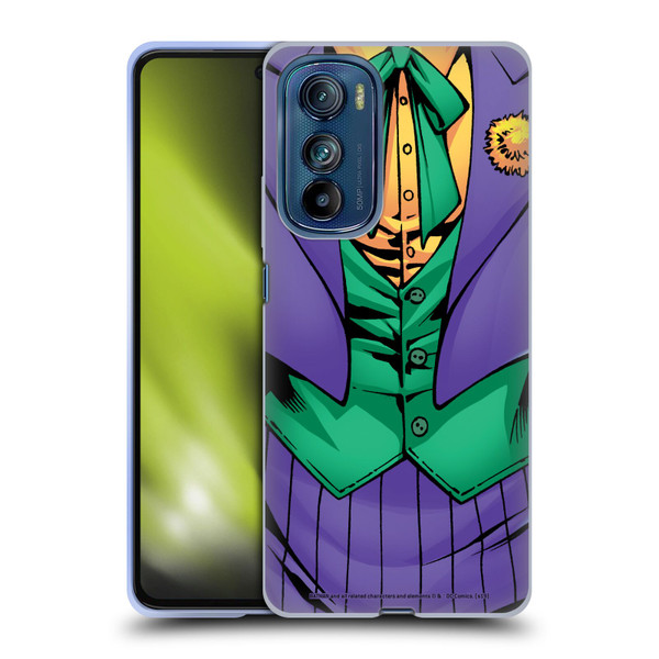 The Joker DC Comics Character Art New 52 Costume Soft Gel Case for Motorola Edge 30