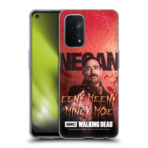 AMC The Walking Dead Negan Eeny Miney Coloured Soft Gel Case for OPPO A54 5G