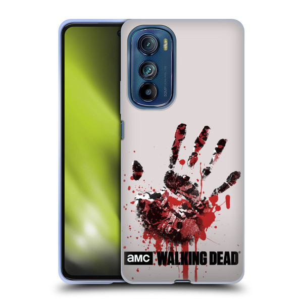 AMC The Walking Dead Silhouettes Hand Soft Gel Case for Motorola Edge 30