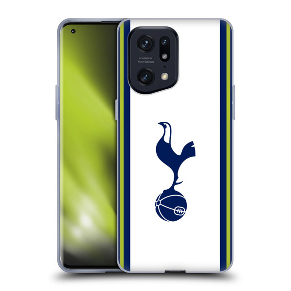 Tottenham Hotspur F.C. 2022/23 Badge Kit Home Soft Gel Case for OPPO Find X5 Pro