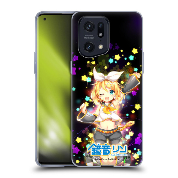 Hatsune Miku Characters Kagamine Rin Soft Gel Case for OPPO Find X5 Pro