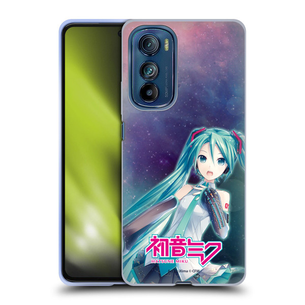Hatsune Miku Graphics Nebula Soft Gel Case for Motorola Edge 30