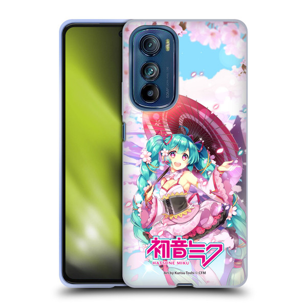 Hatsune Miku Graphics Sakura Soft Gel Case for Motorola Edge 30