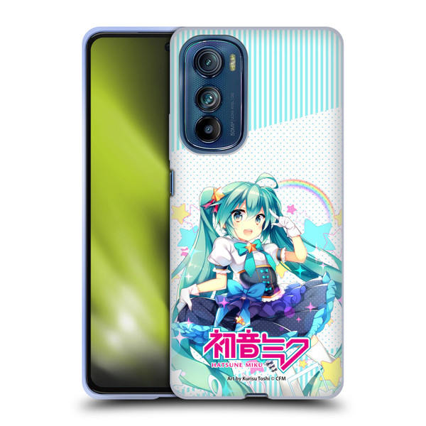 Hatsune Miku Graphics Stars And Rainbow Soft Gel Case for Motorola Edge 30