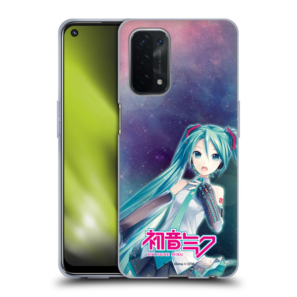 Hatsune Miku Graphics Nebula Soft Gel Case for OPPO A54 5G