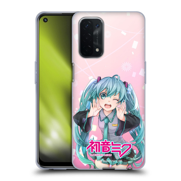 Hatsune Miku Graphics Wink Soft Gel Case for OPPO A54 5G