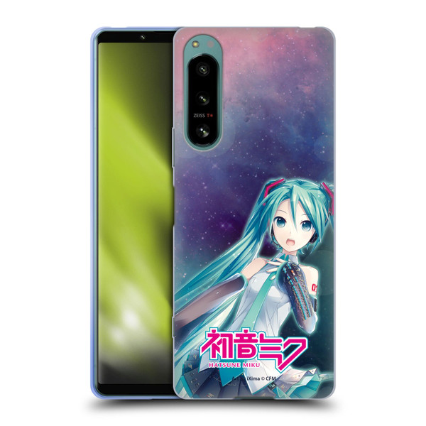 Hatsune Miku Graphics Nebula Soft Gel Case for Sony Xperia 5 IV