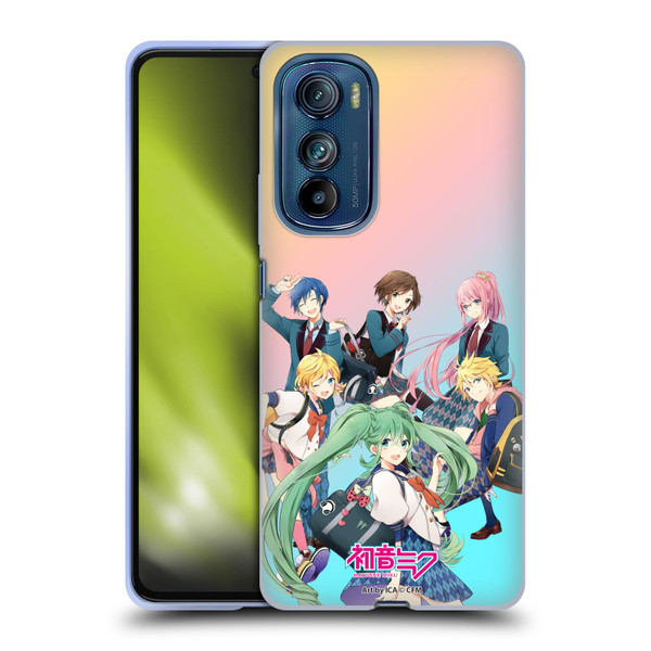 Hatsune Miku Virtual Singers High School Soft Gel Case for Motorola Edge 30