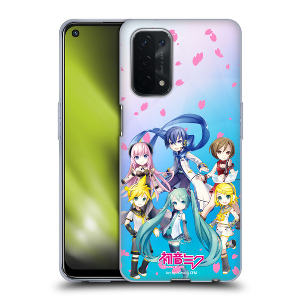Hatsune Miku Virtual Singers Sakura Soft Gel Case for OPPO A54 5G