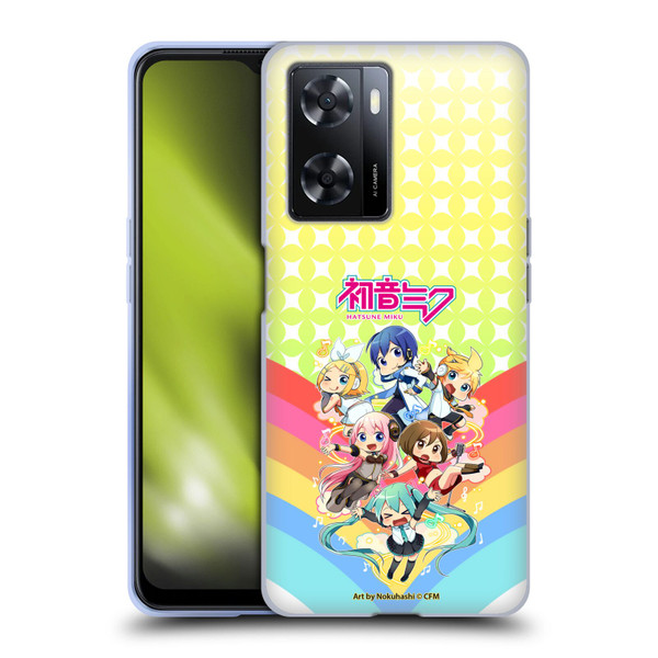 Hatsune Miku Virtual Singers Rainbow Soft Gel Case for OPPO A57s