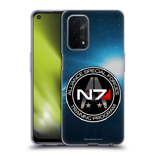 EA Bioware Mass Effect 3 Badges And Logos N7 Training Program Soft Gel Case for OPPO A54 5G