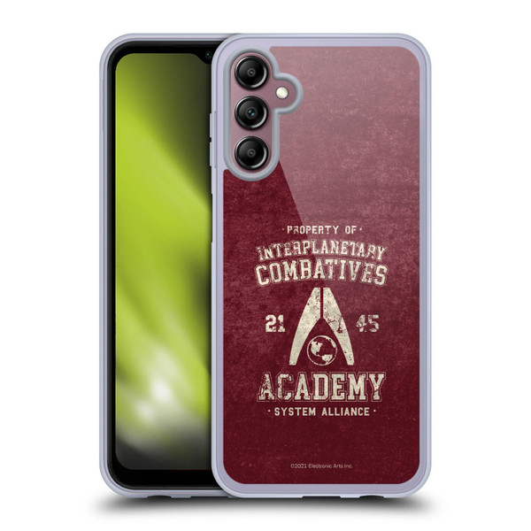 EA Bioware Mass Effect 3 Badges And Logos Interplanetary Combatives Soft Gel Case for Samsung Galaxy A14 5G