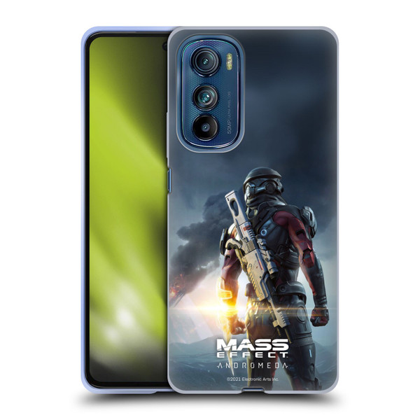 EA Bioware Mass Effect Andromeda Graphics Key Art Super Deluxe 2017 Soft Gel Case for Motorola Edge 30