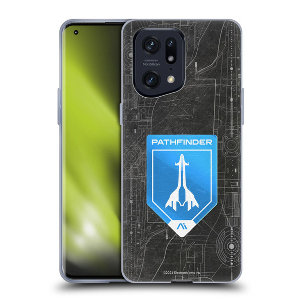 EA Bioware Mass Effect Andromeda Graphics Pathfinder Badge Soft Gel Case for OPPO Find X5 Pro