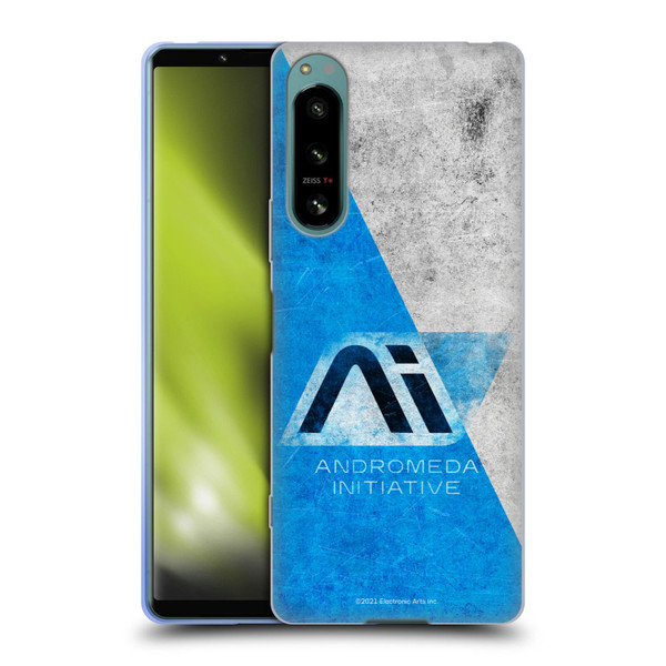 EA Bioware Mass Effect Andromeda Graphics Initiative Distressed Soft Gel Case for Sony Xperia 5 IV