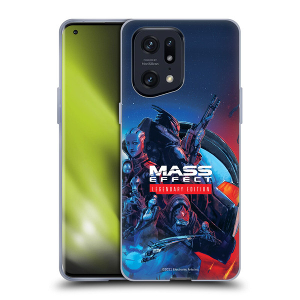 EA Bioware Mass Effect Legendary Graphics Key Art Soft Gel Case for OPPO Find X5 Pro