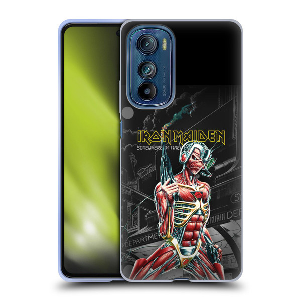 Iron Maiden Album Covers Somewhere Soft Gel Case for Motorola Edge 30