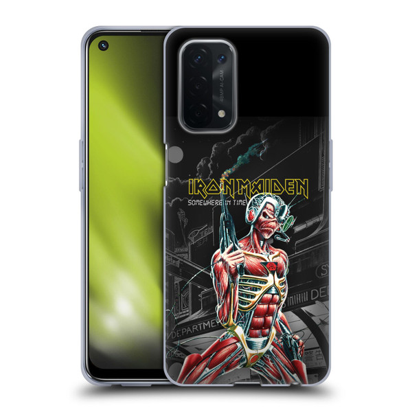 Iron Maiden Album Covers Somewhere Soft Gel Case for OPPO A54 5G