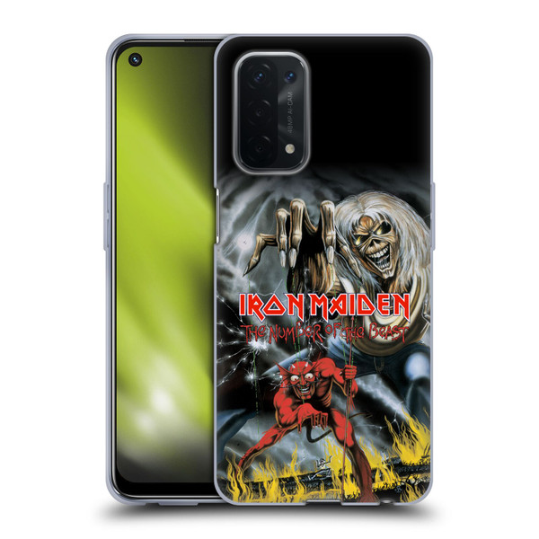 Iron Maiden Graphics The Number Of The Beast Soft Gel Case for OPPO A54 5G