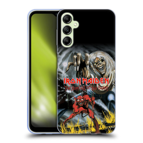 Iron Maiden Graphics The Number Of The Beast Soft Gel Case for Samsung Galaxy A14 5G