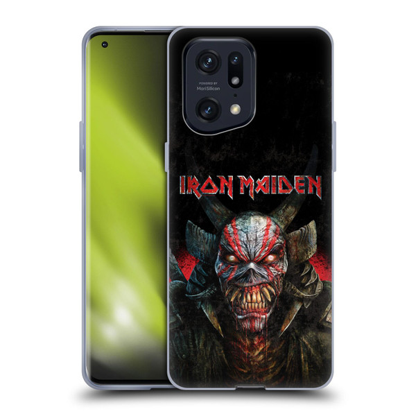 Iron Maiden Senjutsu Back Cover Death Snake Soft Gel Case for OPPO Find X5 Pro