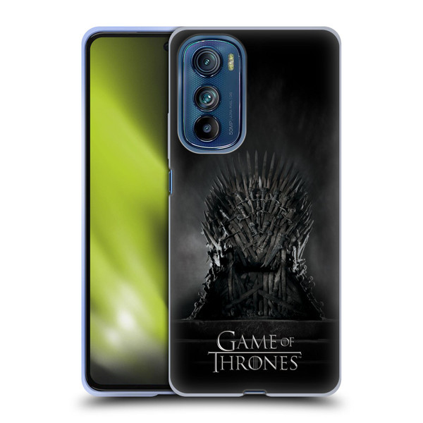 HBO Game of Thrones Key Art Iron Throne Soft Gel Case for Motorola Edge 30