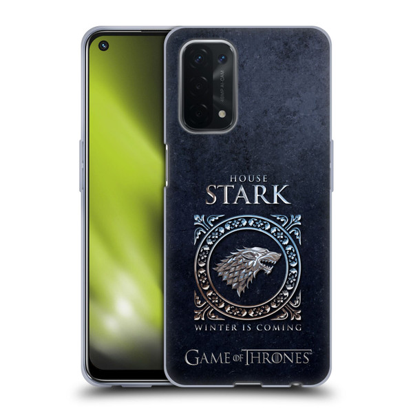 HBO Game of Thrones Metallic Sigils Stark Soft Gel Case for OPPO A54 5G