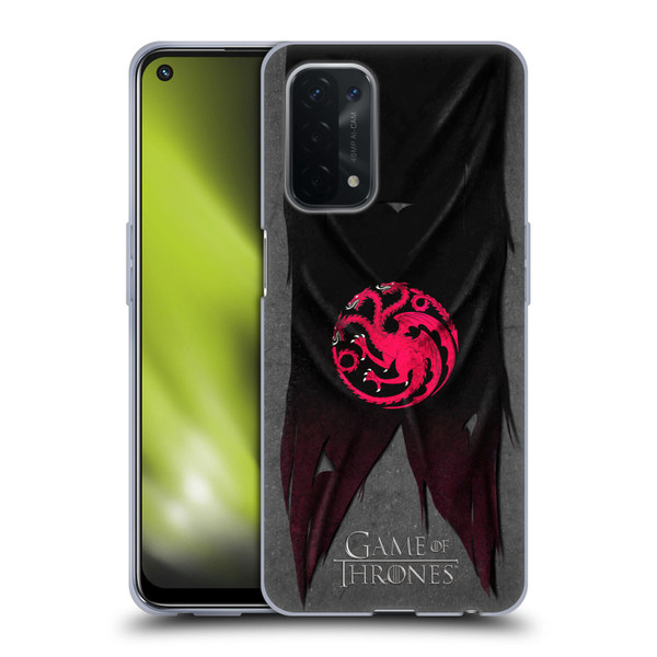 HBO Game of Thrones Sigil Flags Targaryen Soft Gel Case for OPPO A54 5G