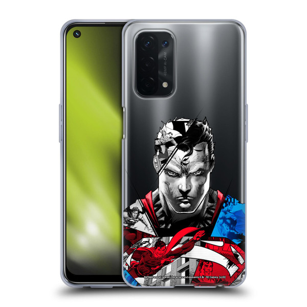 Superman DC Comics 80th Anniversary Collage Soft Gel Case for OPPO A54 5G