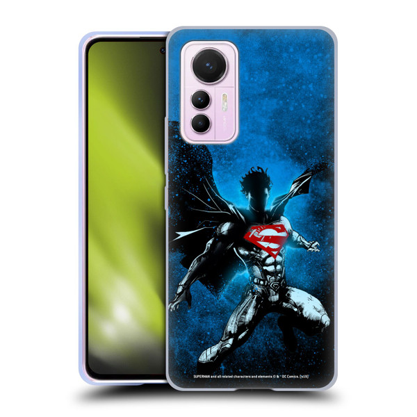 Superman DC Comics 80th Anniversary Splatter Soft Gel Case for Xiaomi 12 Lite