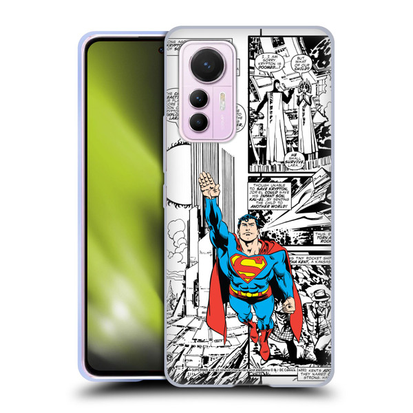Superman DC Comics Comicbook Art Flight Soft Gel Case for Xiaomi 12 Lite
