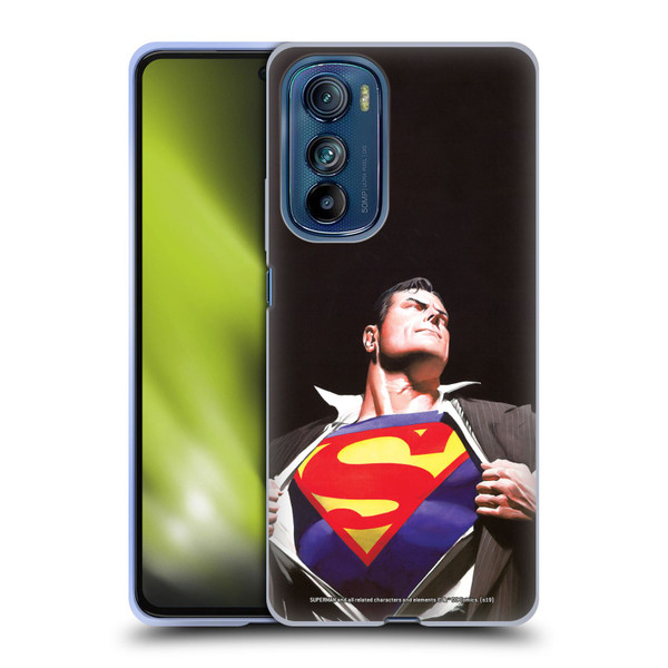 Superman DC Comics Famous Comic Book Covers Forever Soft Gel Case for Motorola Edge 30