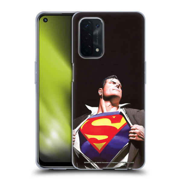 Superman DC Comics Famous Comic Book Covers Forever Soft Gel Case for OPPO A54 5G