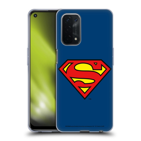 Superman DC Comics Logos Classic Soft Gel Case for OPPO A54 5G