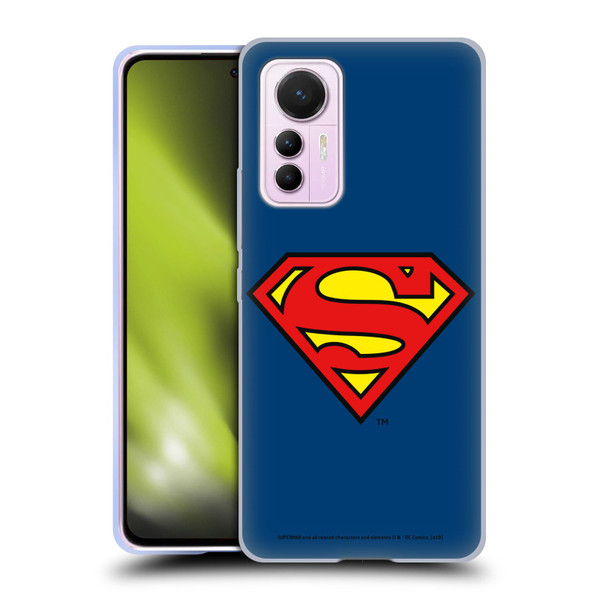 Superman DC Comics Logos Classic Soft Gel Case for Xiaomi 12 Lite
