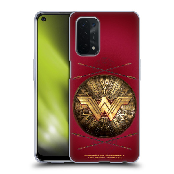 Wonder Woman Movie Logos Shield And Arrows Soft Gel Case for OPPO A54 5G
