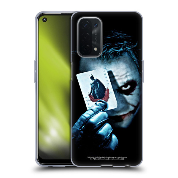 The Dark Knight Key Art Joker Card Soft Gel Case for OPPO A54 5G