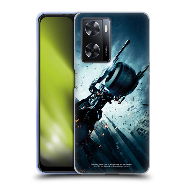 The Dark Knight Key Art Batman Batpod Soft Gel Case for OPPO A57s