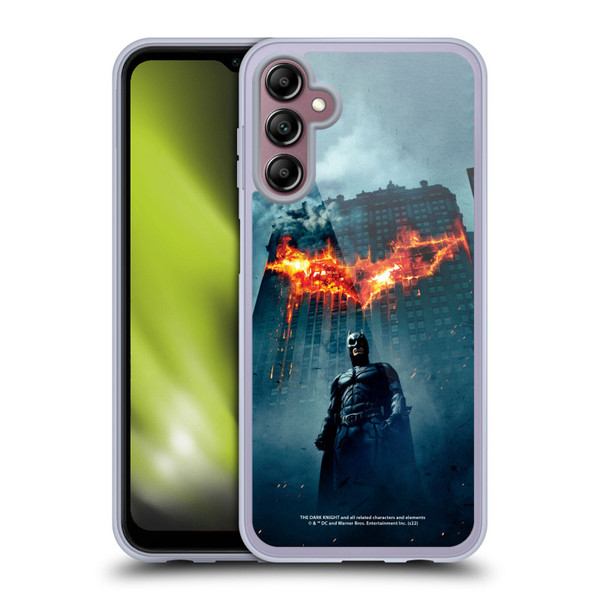 The Dark Knight Key Art Batman Poster Soft Gel Case for Samsung Galaxy A14 5G