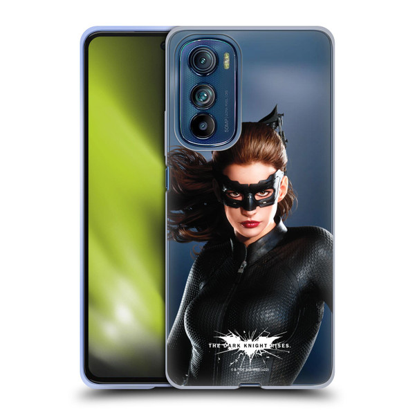 The Dark Knight Rises Character Art Catwoman Soft Gel Case for Motorola Edge 30