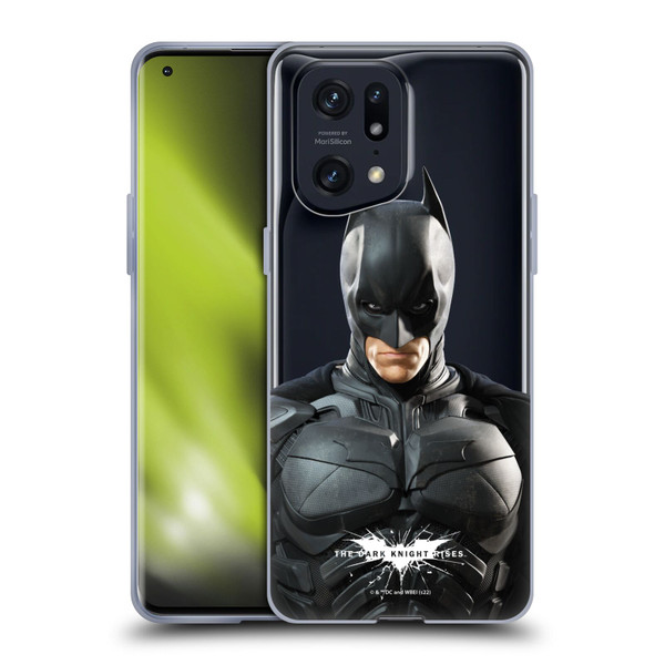 The Dark Knight Rises Character Art Batman Soft Gel Case for OPPO Find X5 Pro