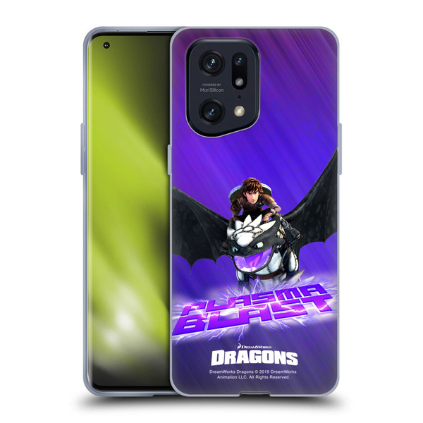 How To Train Your Dragon II Hiccup And Toothless Plasma Blast Soft Gel Case for OPPO Find X5 Pro