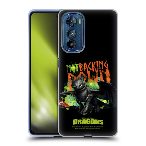 How To Train Your Dragon II Toothless Not Backing Down Soft Gel Case for Motorola Edge 30