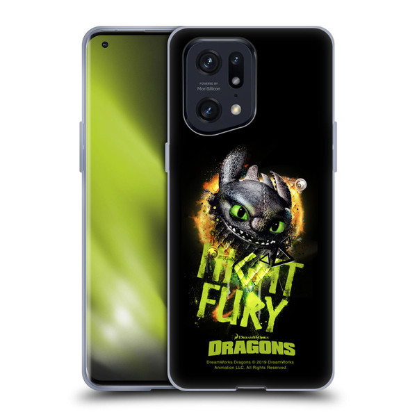 How To Train Your Dragon II Toothless Night Fury Soft Gel Case for OPPO Find X5 Pro