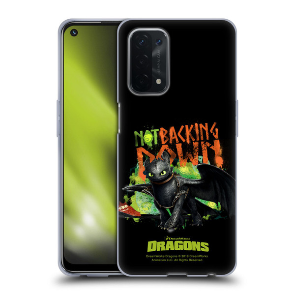 How To Train Your Dragon II Toothless Not Backing Down Soft Gel Case for OPPO A54 5G