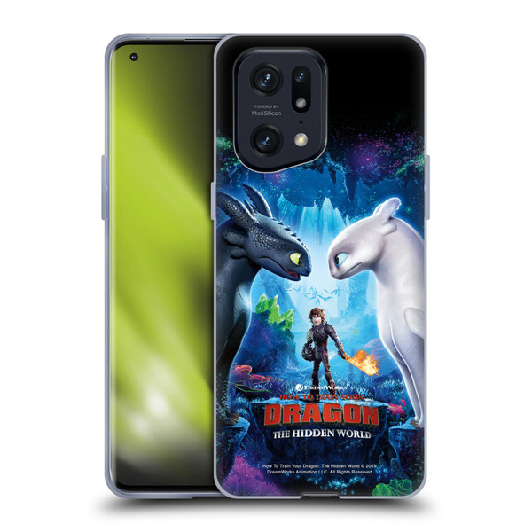 How To Train Your Dragon III The Hidden World Hiccup, Toothless & Light Fury Soft Gel Case for OPPO Find X5 Pro