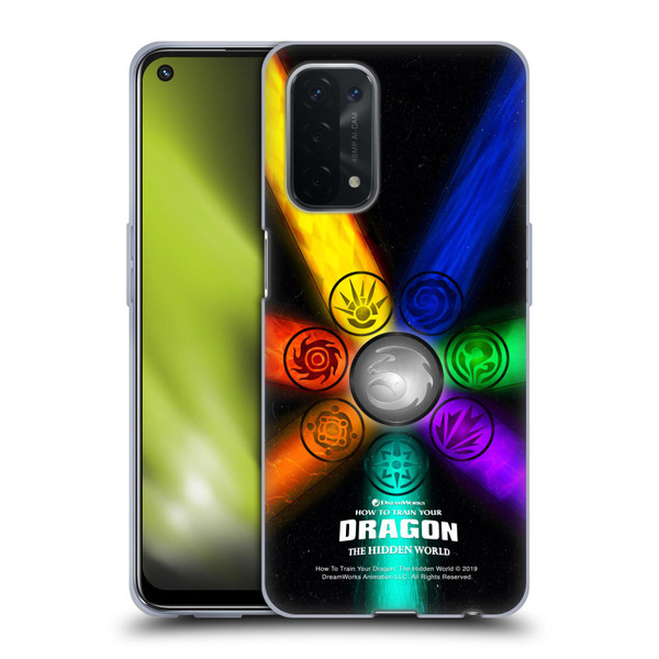 How To Train Your Dragon III Icon Art Group Light Soft Gel Case for OPPO A54 5G