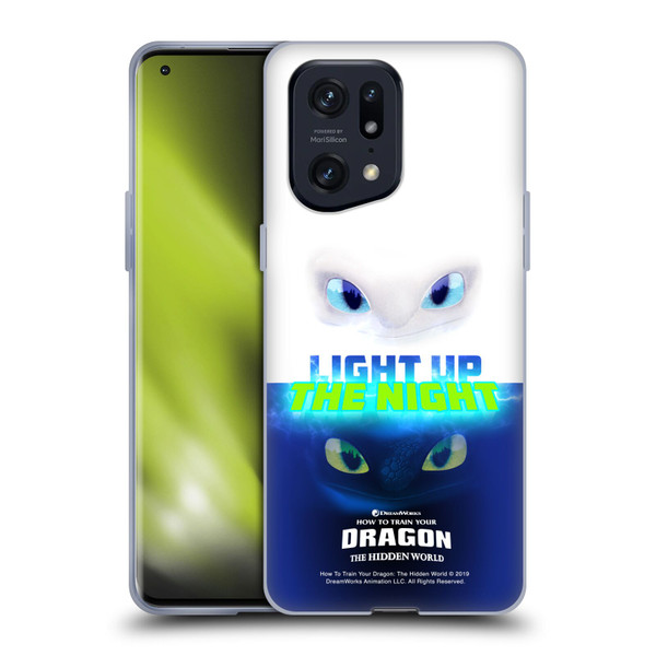 How To Train Your Dragon III Night And Light Toothless & Light Fury Soft Gel Case for OPPO Find X5 Pro